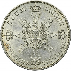 Germany, Kingdom of Prussia, Wilhelm I, Crown Thaler Berlin 1861