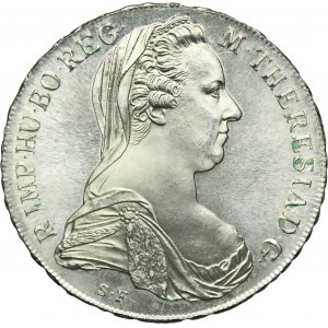 Austria, Maria Theresa, Thaler Wien 1780 SF - RESTRIKE