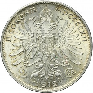 Austria, Franz Joseph I, 2 Corona Wien 1912