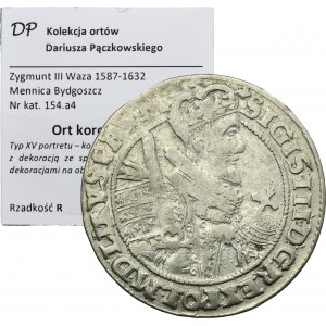 Sigismund III Vasa, 1/4 Thaler Bromberg 1622 - PRV M - ex. Pączkowski