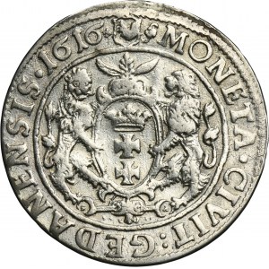 Sigismund III Vasa, 1/4 Thaler Danzig 1616