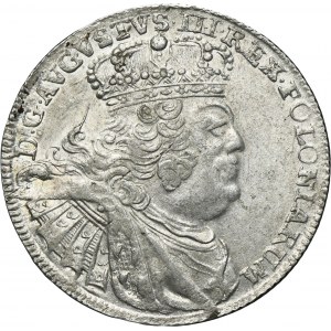 Augustus III of Poland, 1/4 Thaler Leipzig 1755 EC