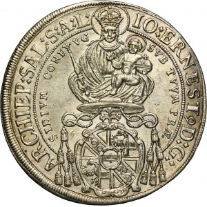 Austria, Archbishopric of Salzburg, Johann Ernst von Thun Hohenstein Thaler 1708
