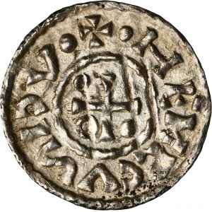 Germany, Bavaria, Regensburg, Heinrich II der Zänker, Denarius