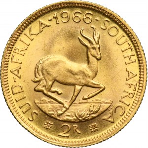 South Africa, 2 Rand Pretoria 1966