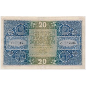 Czechoslovakia, 20 Korun 1919