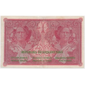 Czechoslovakia, 20 Korun 1919