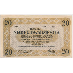 Siersza Górka, 20 marek 1920