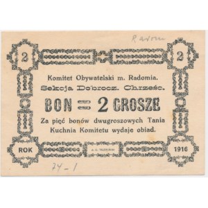 Radom, 2 grosze 1916 - RZADKIE