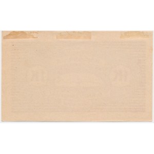 Kraków, Księgarnia S.A. Krzyżanowski, 1 korona 1919 - blankiet -