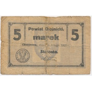 Chojnice (Konitz), 5 marek 1920