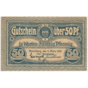 Bydgoszcz (Bromberg), 50 fenigów 1920