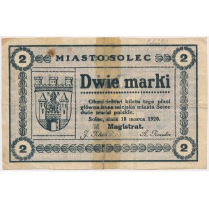 Solec (Schulitz), 2 marki 1920