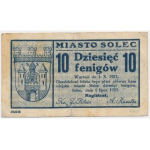 Solec (Schulitz), 10 fenigów 1920