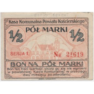 Kościerzyna, 1/2 marki 1920 - Serja 1.