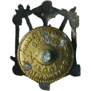 Badge of Students Faculty of Chemistry Lviv 1896 - RARE