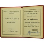 PRL, Lot of ID cards after captain Zdzisław Królikowski (2 pcs.)