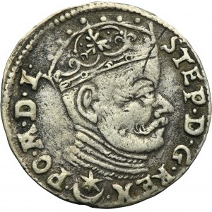 Stephen Bathory, 3 Groschen Vilnius 1581