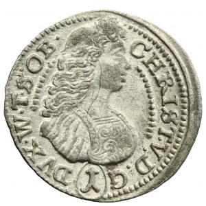 Silesia, Duchy of Oels, Christian Ulryk, 1 Kreuzer Oels 1684