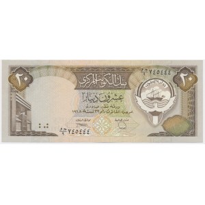 Kuwait, 20 Dinars 1968 (1986-91)