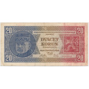 Czechoslovakia, 20 Korun 1926