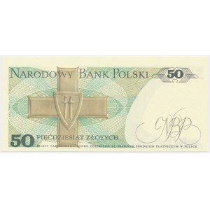 50 złotych 1988 - GT - przesunięty druk