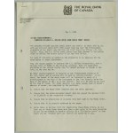 Wzornik z 2 czekami The Royal Bank of Canada, Maj 1986 r.