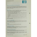 Spécimen avec 4 chèques de voyage de la Co-operative Bank Limited, janvier 1976.