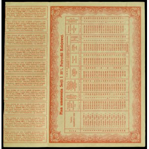 10% Pożyczka Kolejowa 1924, obligacja 10 franków złotych