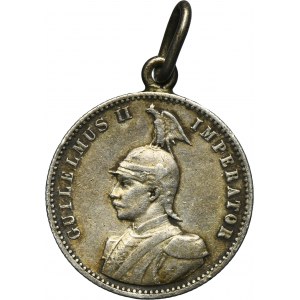 German, German East Africa, Wilhelm II, 1/2 Rupie Berlin 1904 A