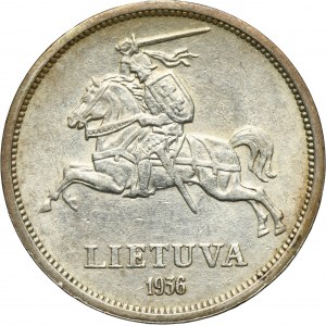 Lithuania, 5 Litai Kaunas 1936