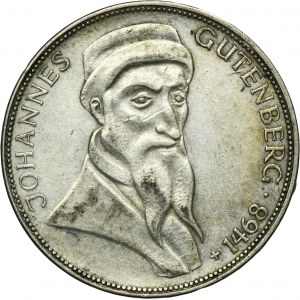 Germany, DDR, 5 Mark Berlin 1968 - Johann Gutenberg