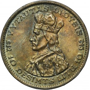 Lithuania, 10 Litu Kowno 1936