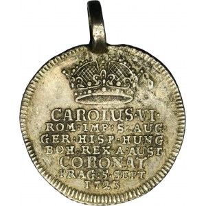 Austria, Karl VI, Coronation token Prague 1723