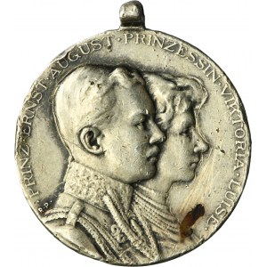 Germany, Prussia, Medal minted on the occasion of the wedding of Prince Ernst Augustus and Princess Victoria Louise, 1913