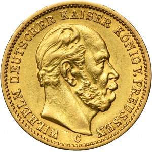 Germany, Kingdom of Prussia, Wilhelm I, 20 Mark Frankfurt 1872 C