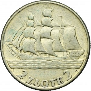 Żaglowiec, 2 złote 1936