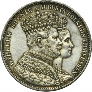 Germany, Kingdom of Prussia, Wilhelm I, Crown Thaler Berlin 1861