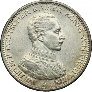 Germany, Kingdom of Prussia, William II, 5 Mark Berlin 1914 A