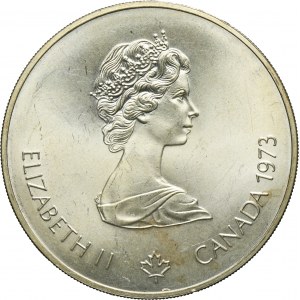 Canada, Elizabeth II, 5 Dollars Ottawa 1973 - Kingston and Sailboats