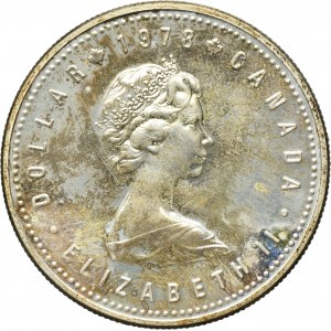 Canada, Elizabeth II, 1 Dollar Ottawa 1978 - Commonwealth Games