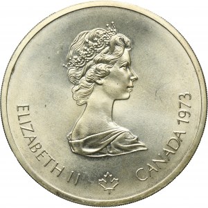 Canada, Elizabeth II, 10 Dollars Ottawa 1973 - Map of North America