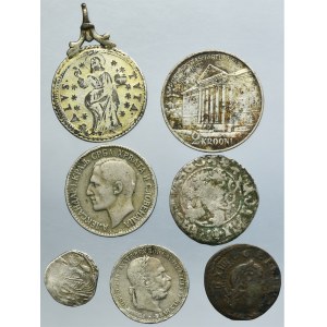 Lot, Europe, Mix coins (7 pcs)