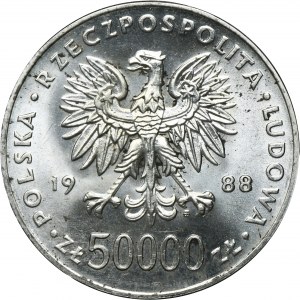 50.000 złotych 1988 Piłsudski
