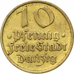 Free City of Danzig, 10 pfennig 1932
