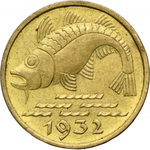 Free City of Danzig, 10 pfennig 1932