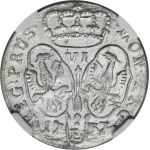 Germany, Kingdom of Prussia, Friedrich II, 6 Groschen Königsberg 1757 E - NGC MS62