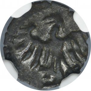 Ladislaus III of Varna, Denarius Krakau undated - NGC AU55