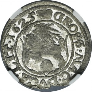Sigismund III Vasa, Groschen Vilnius 1625 - NGC MS63