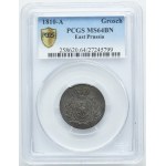 Germany, Kingdom of Prussia, Friedrich Wilhelm III, Groschen Berlin 1810 A - PCGS MS64 BN